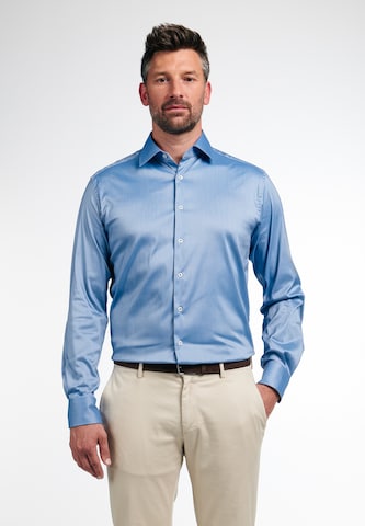 ETERNA Regular fit Business Shirt in Blue: front