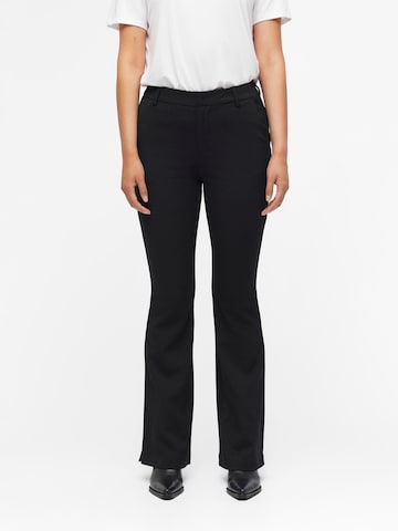 OBJECT Flared Trousers 'Misa' in Black: front