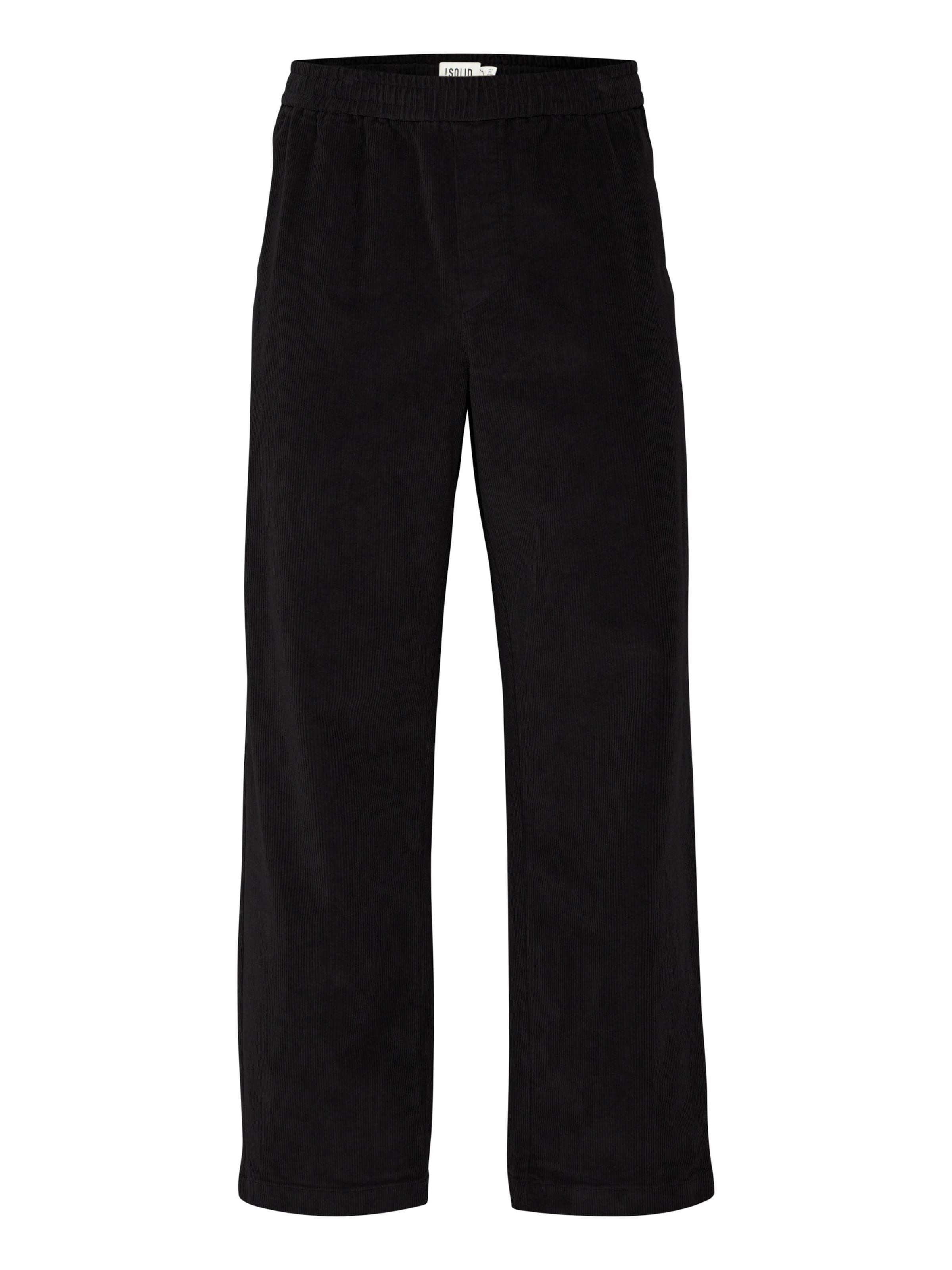 Pantaloni chino di !Solid in nero: frontale
