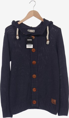 !Solid Sweater & Cardigan in M in Blue: front