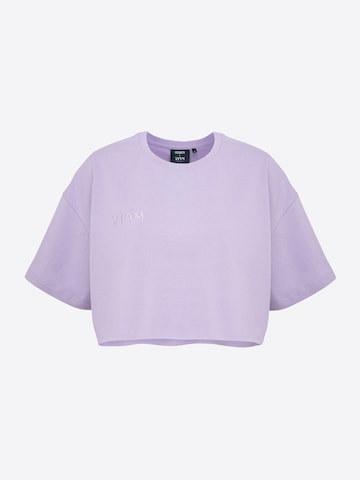 T-shirt 'ADDISON' ABOUT YOU x VIAM Studio en violet : devant