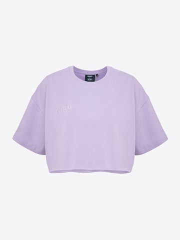 ABOUT YOU x VIAM Studio Shirt 'ADDISON' in Purple: front