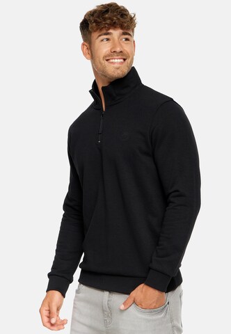 INDICODE JEANS Sweatshirt 'Brandt' in Black