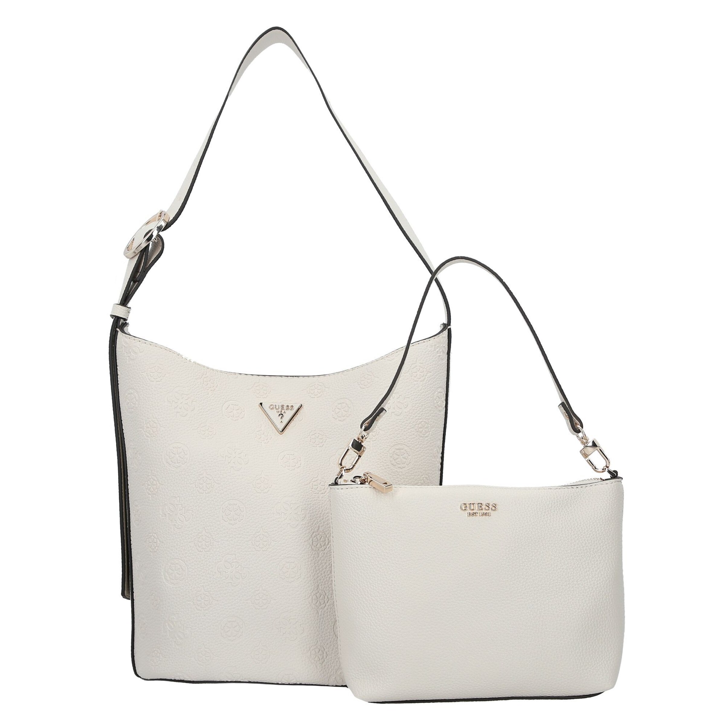 GUESS Schultertasche 'Cresidia' in Weiß: Vorderseite