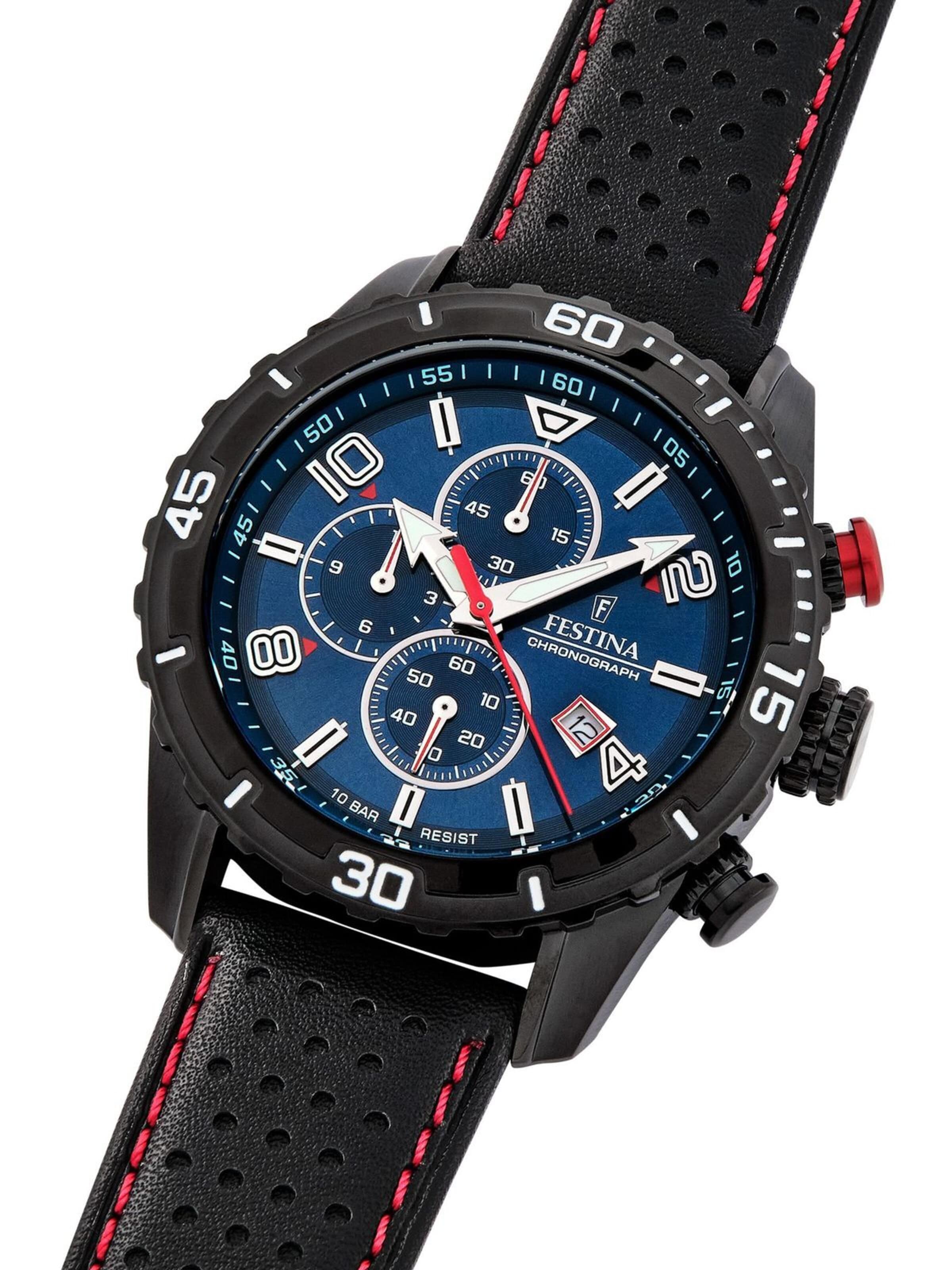 FESTINA Zegarek analogowy 'Chronograph CHRONO SPORT' w kolorze niebieski