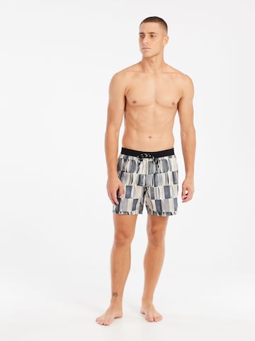 PROTEST Badeshorts 'PRTAllen' in Braun