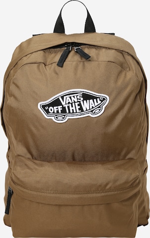 VANS - Mochila 'REALM' em castanho: frente