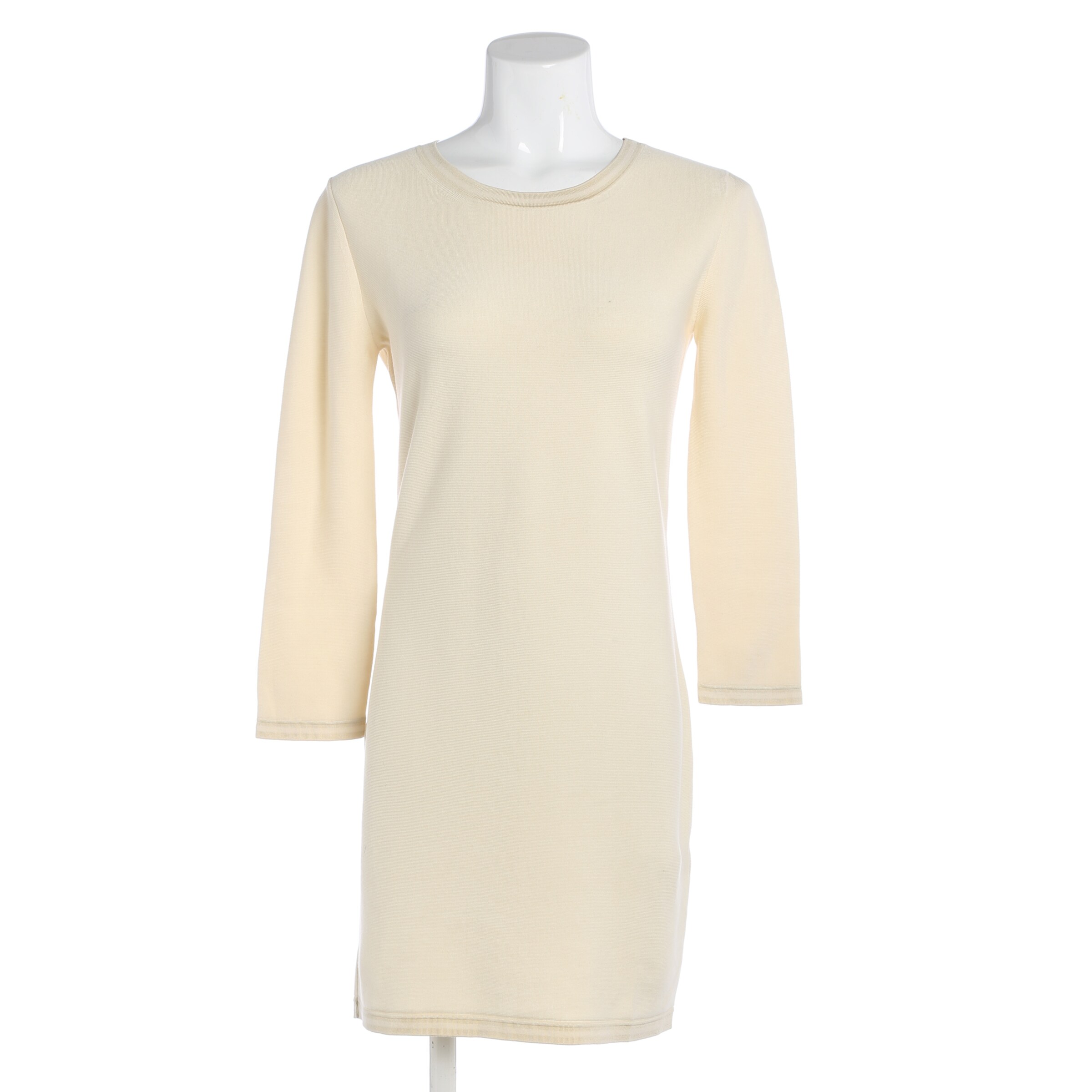 HERMÈS Kleid in S in creme, Produktansicht