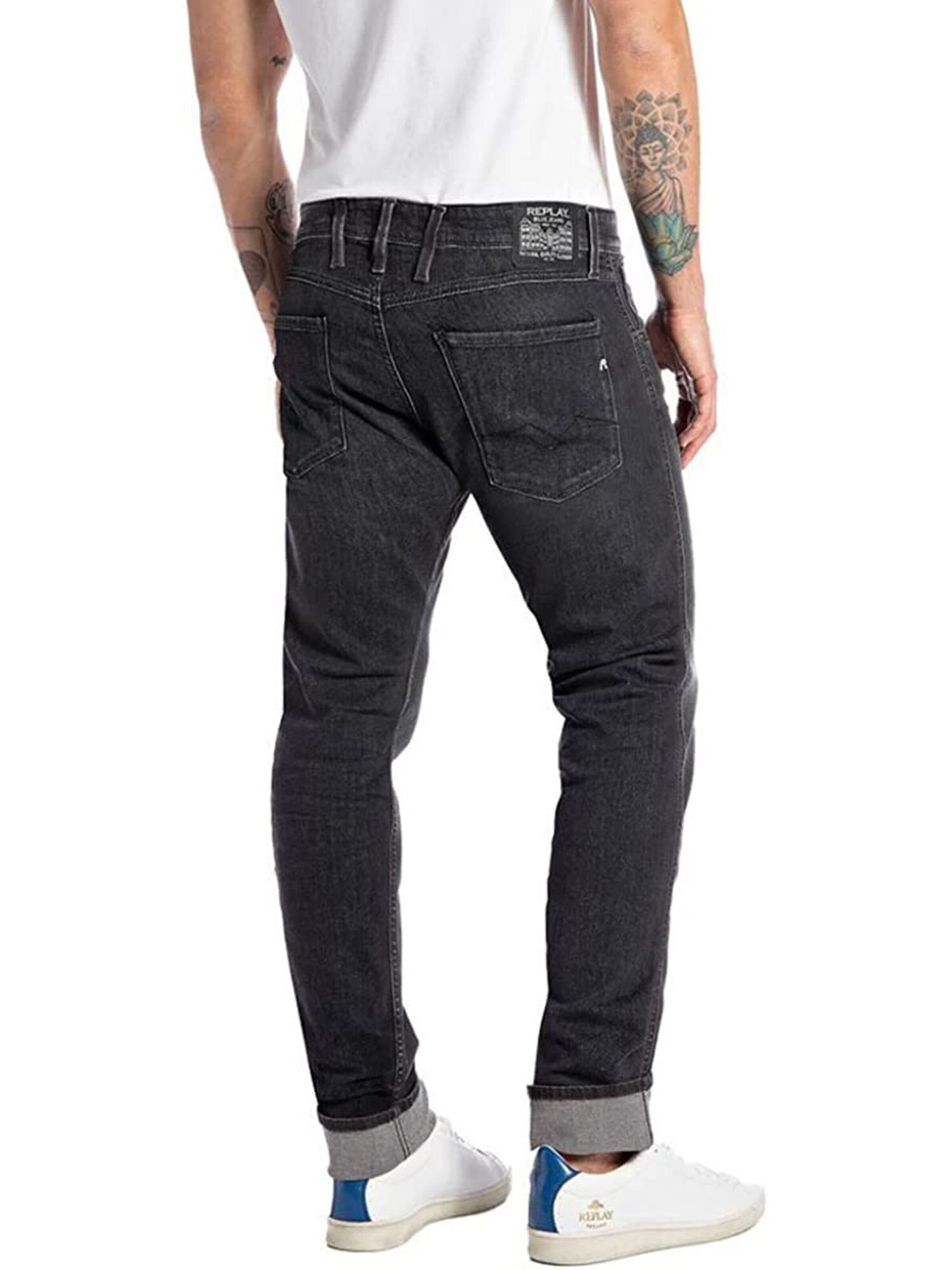 REPLAY Regular Jeans 'Anbass' in Grey