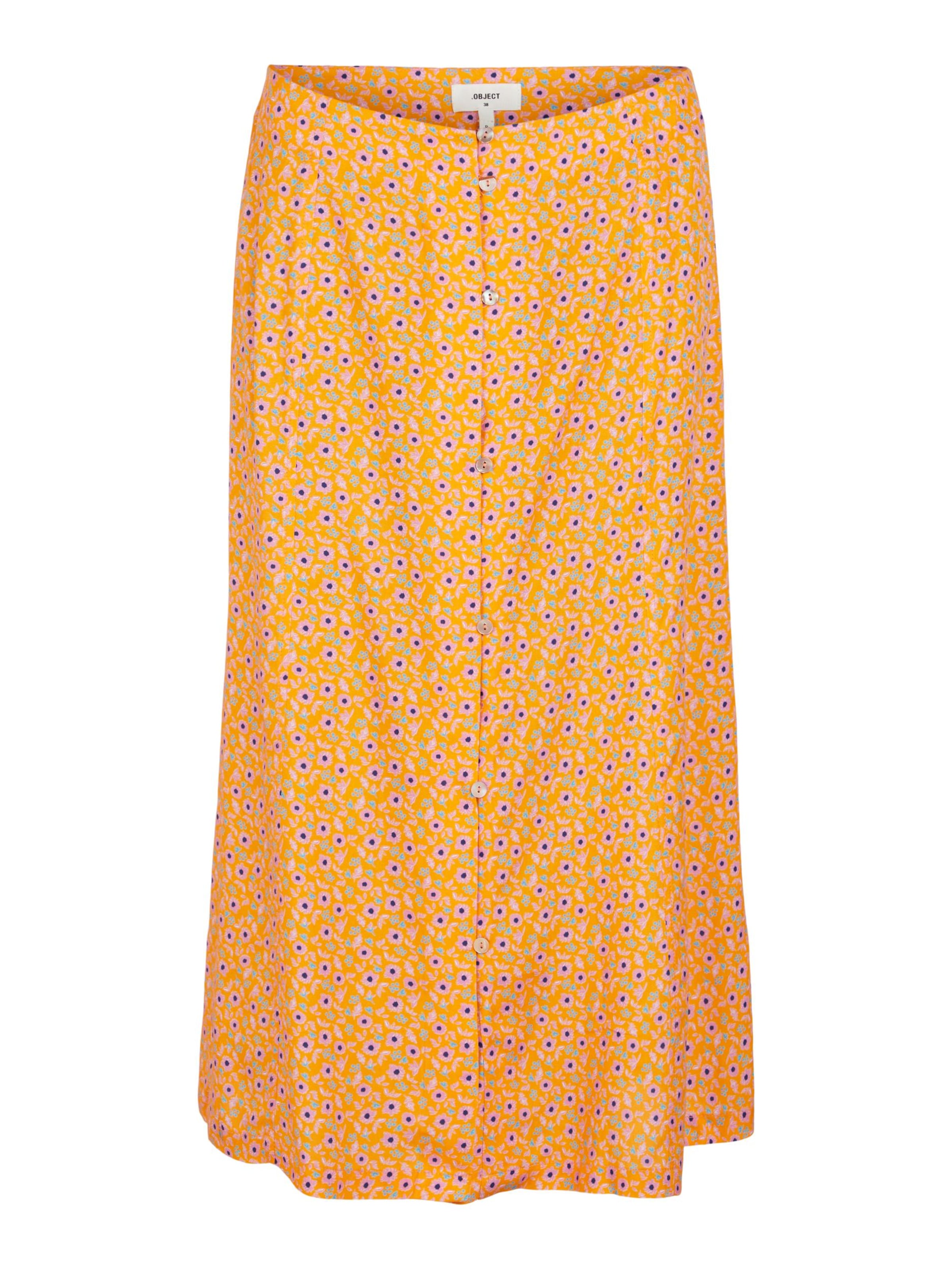 Gonna 'VILLO' di OBJECT in arancione: frontale