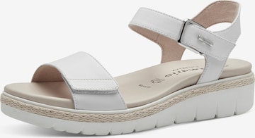 TAMARIS Sandals in White: front