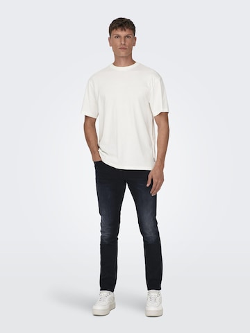 Skinny Jeans 'Loom' di Only & Sons in blu