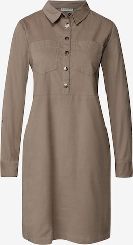 STREET ONE Dress in Brown: front