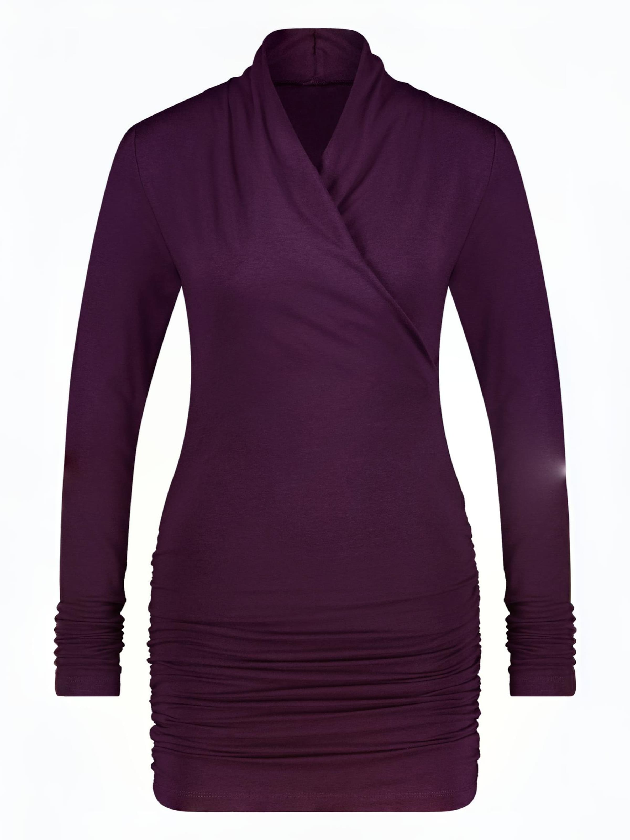 Urban Goddess Yoga & Activewear Sporttop 'Good Karma' in Lila: Vorderseite