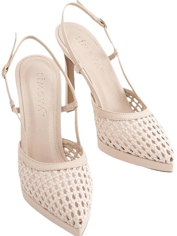 Limoya Slingback Pumps 'Damen-Absätze' in Beige