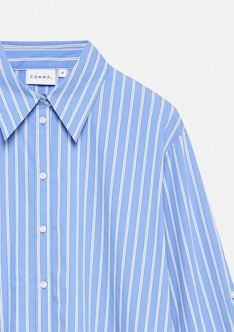 COMMA Bluse in Blau