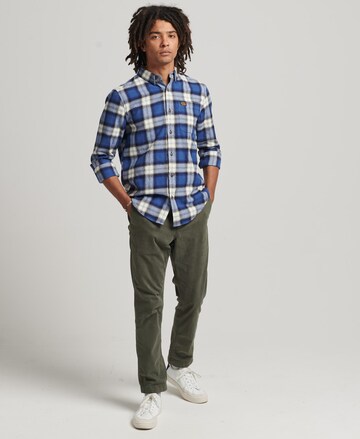 Coupe regular Chemise 'Vintage Lumberjack' Superdry en bleu