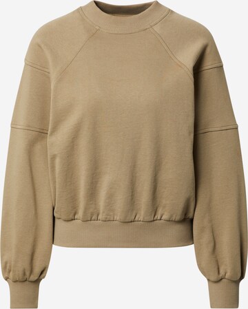 A LOT LESS Sweatshirt 'Kate' (GOTS) in Beige: predná strana