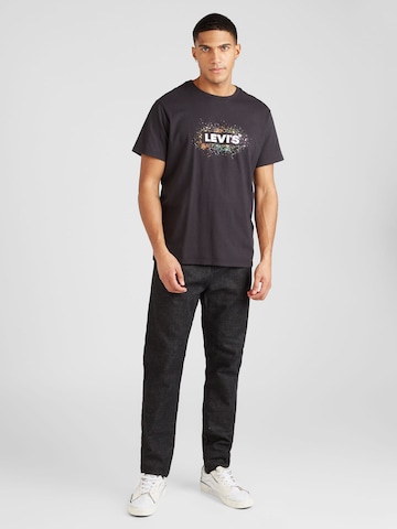 LEVI'S ® Μπλουζάκι 'SS Relaxed Baby Tab Tee' σε μαύρο