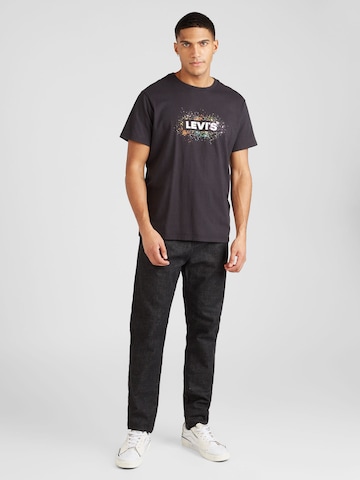 LEVI'S ® Póló 'SS Relaxed Baby Tab Tee' - fekete