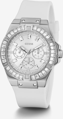 GUESS Analoog horloge ' VENUS ' in Zilver: voorkant