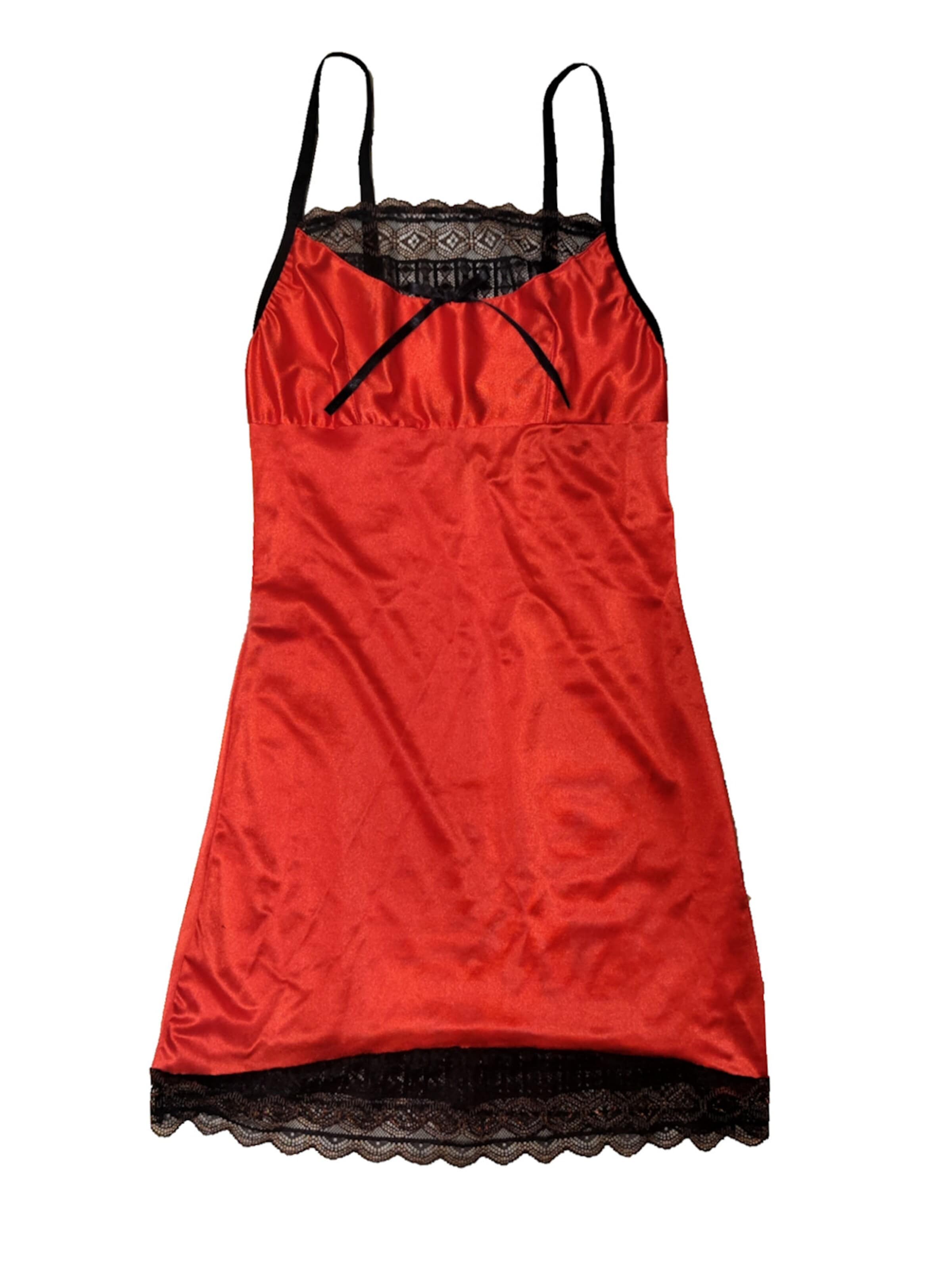 PASSION Negligee 'Evane' in Red: front