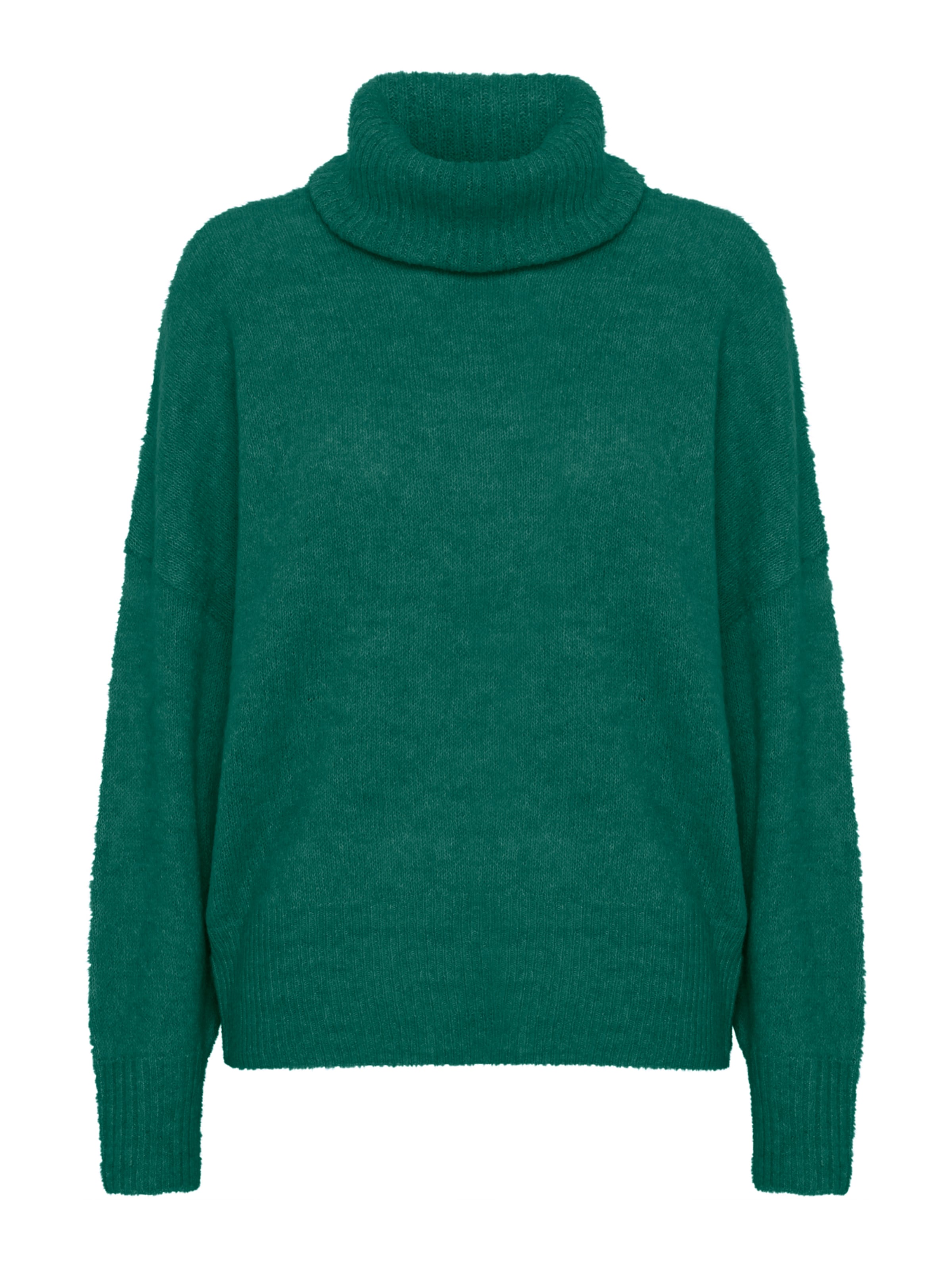 ICHI Oversize pulóver 'KAMARA' - zöld: elől