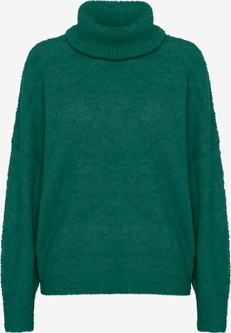 Pull-over oversize 'KAMARA' ICHI en vert : devant
