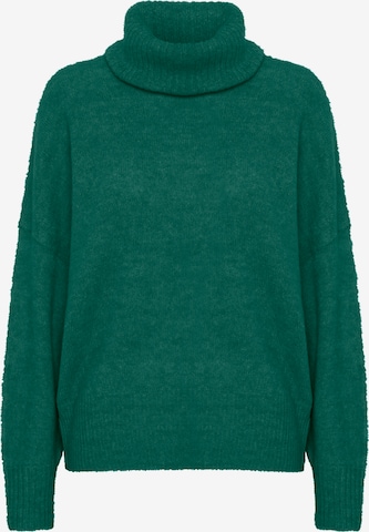 Pull-over 'KAMARA' ICHI en vert : devant