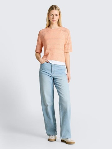 TOM TAILOR DENIM Sweater in Orange