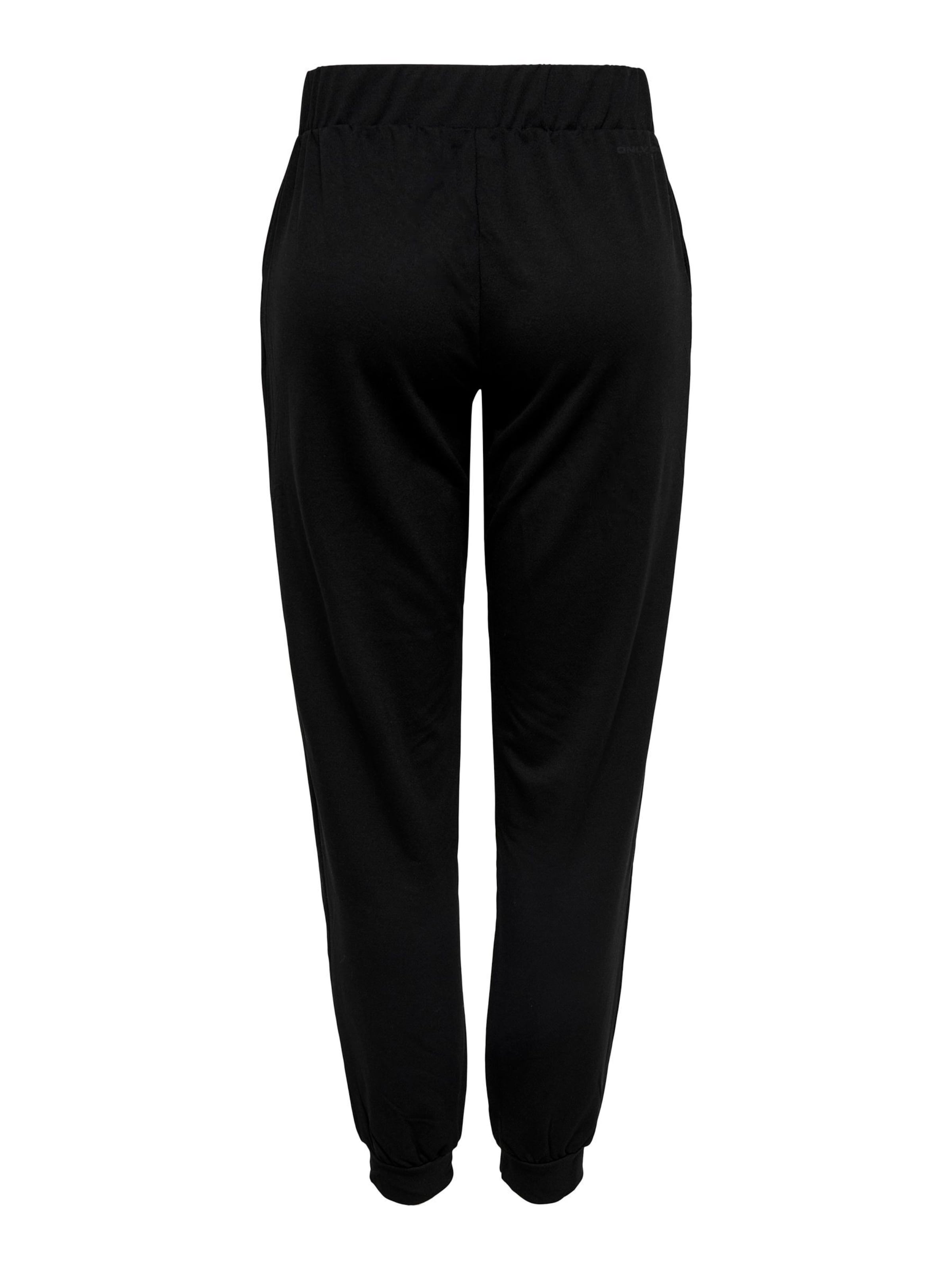 ONLY PLAY Tapered Sportbyxa i svart