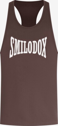 Smilodox Performance Shirt in Brown: front