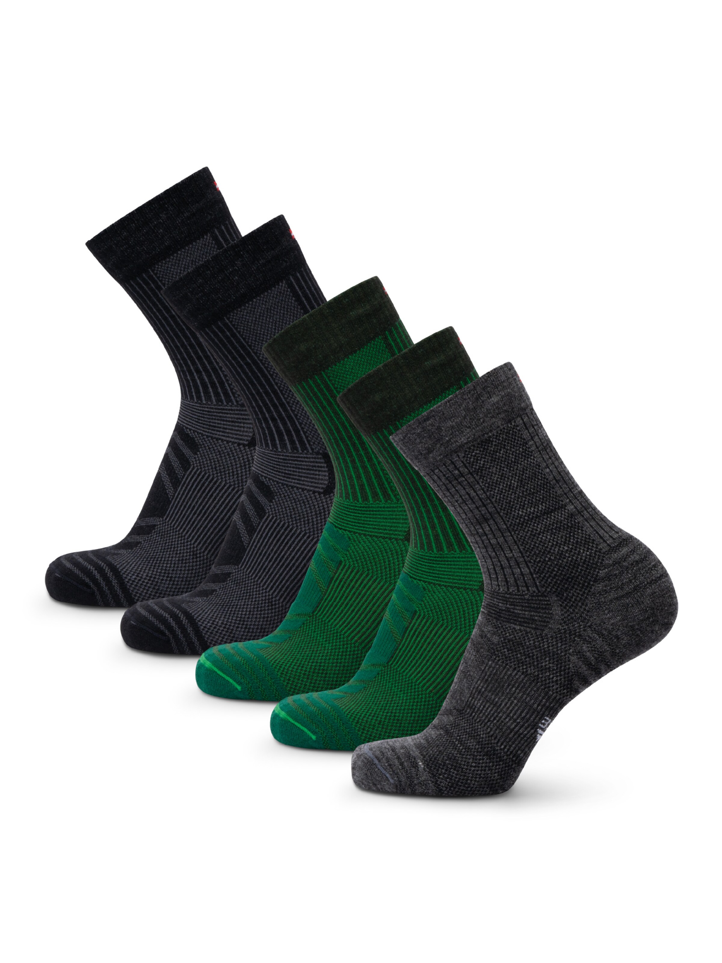 Chaussettes de sport DANISH ENDURANCE en gris : devant