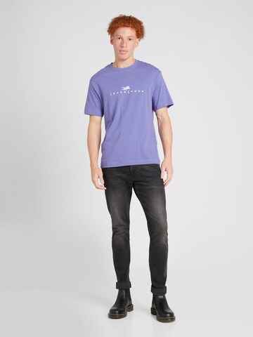 JACK & JONES T-Shirt 'SILVERLAKE' in Lila