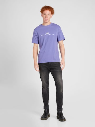 JACK & JONES Majica 'SILVERLAKE' | vijolična barva