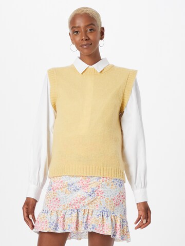 PULZ Jeans Sweater 'Iris' in Yellow: front