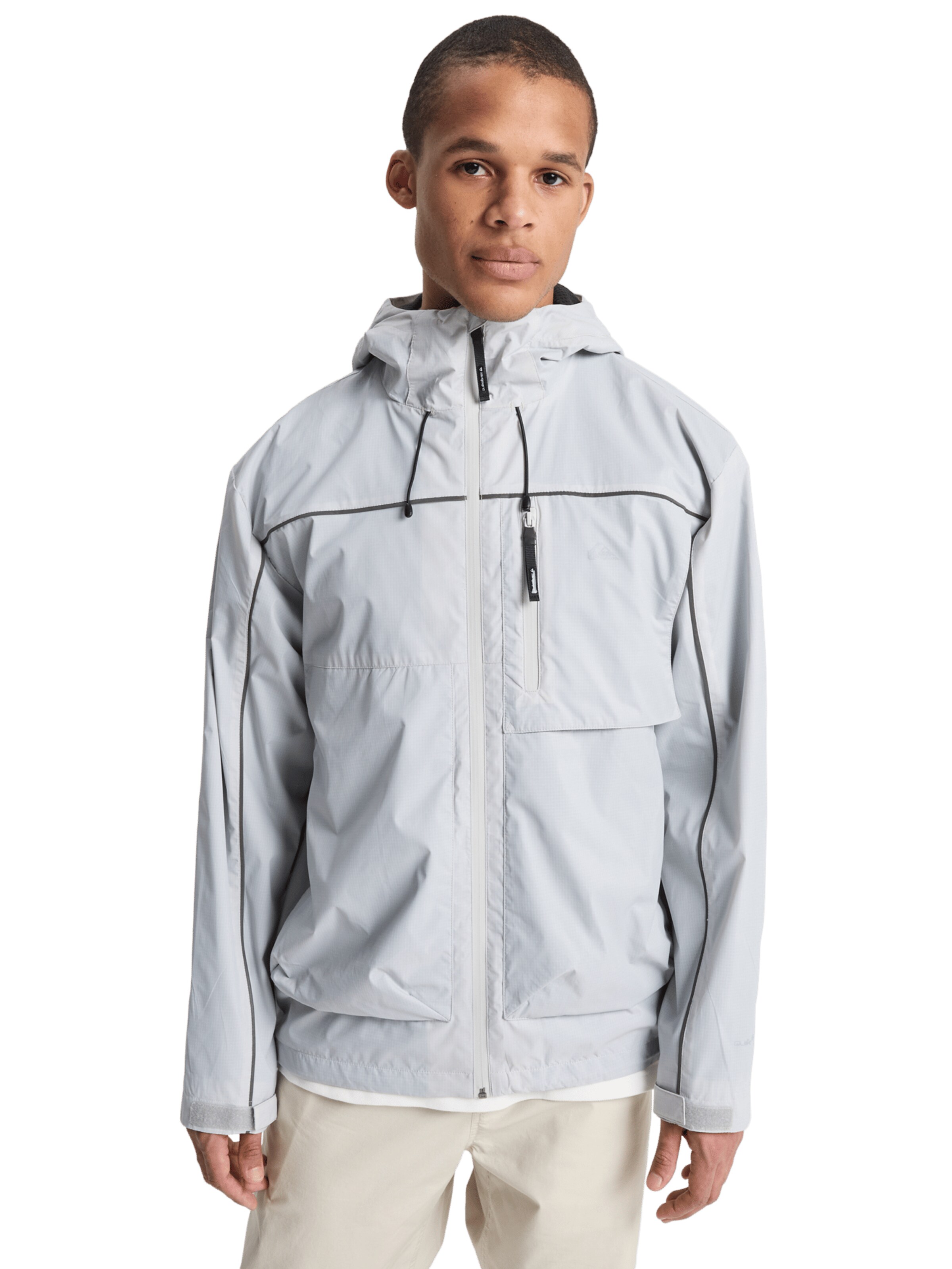 QUIKSILVER Jacke 'Full Rig' in Grau: Vorderseite