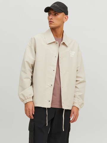 Veste mi-saison 'Vibes' JACK & JONES en beige : devant