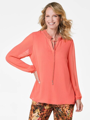 Chemisier Goldner en orange : devant