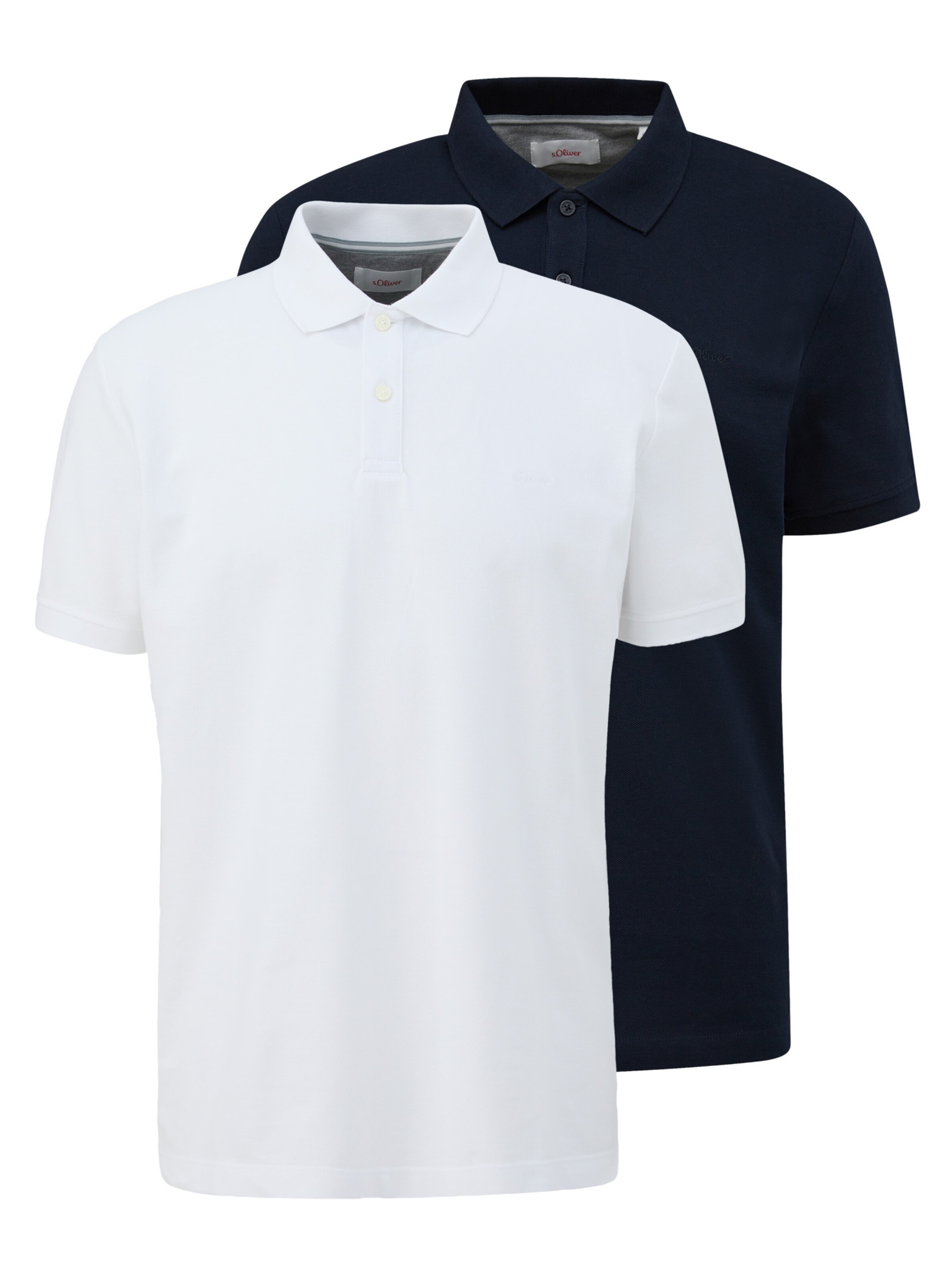 s.Oliver Shirt 'Basic' in mottled blue, Item view