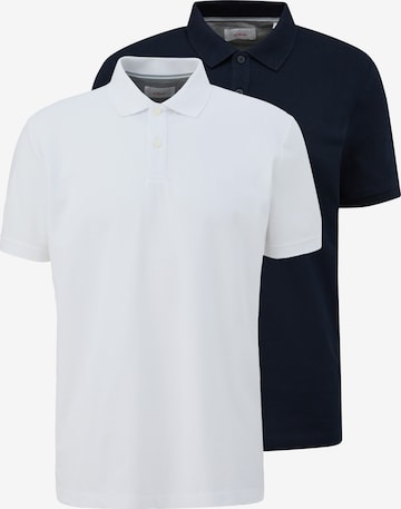 s.Oliver Shirt 'Basic' in Blau: Vorderseite