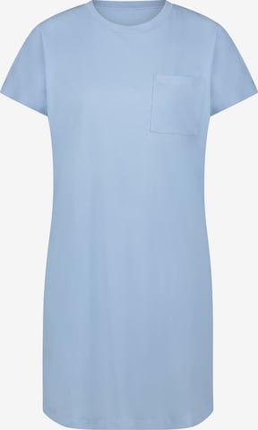 Hunkemöller Pajama Shirt in Blue: front