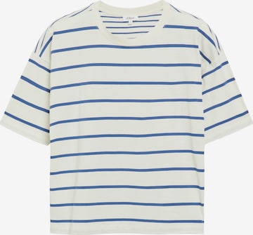 T-shirt s.Oliver en blanc : devant