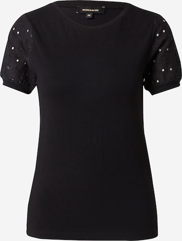 T-shirt MORE & MORE en noir : devant