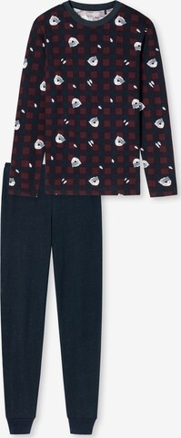 SCHIESSER Pajamas ' Feeling @ Home ' in Blue: front