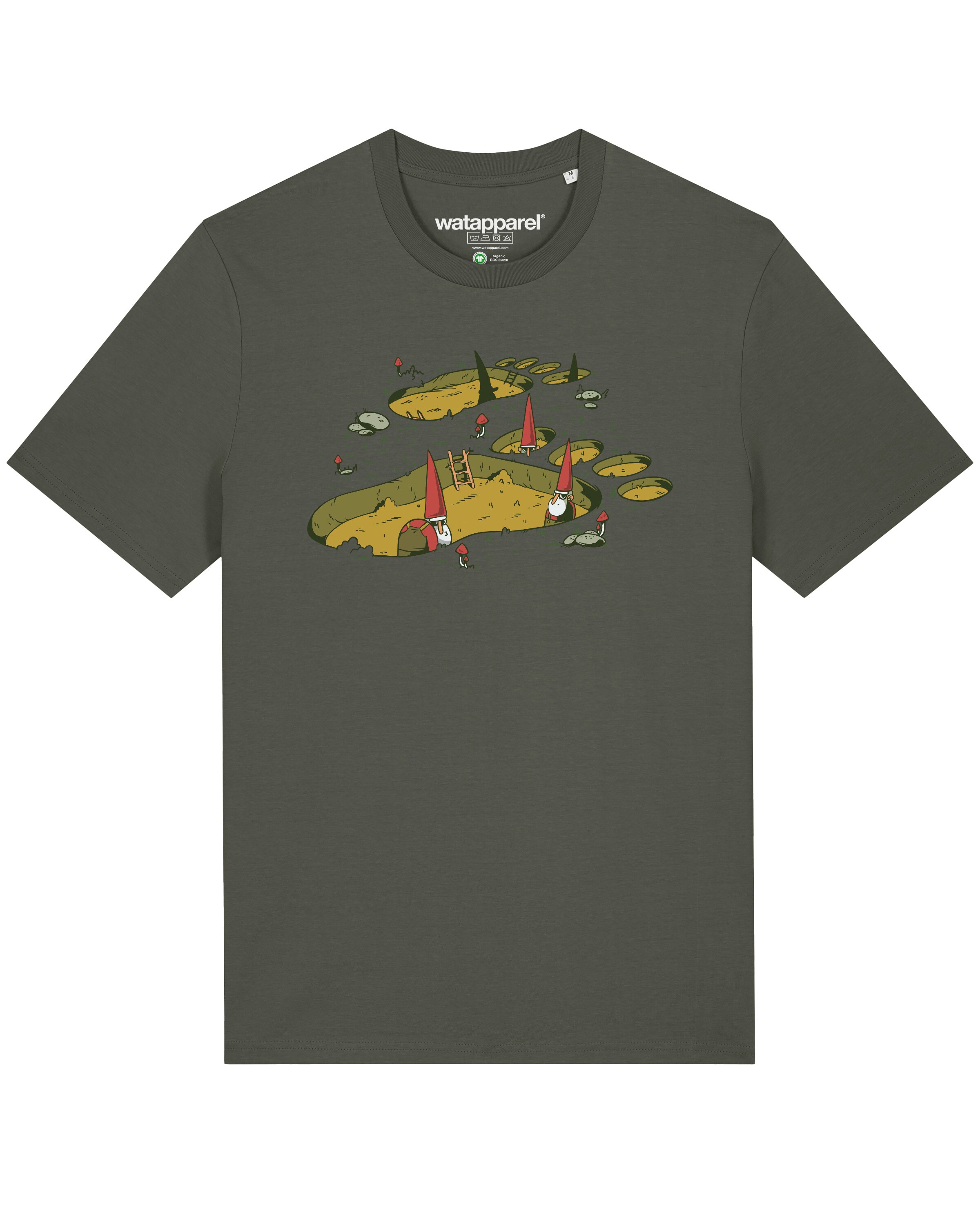 Watapparel Shirt in Groen: voorkant