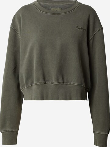 Pepe Jeans Sweatshirt 'Adriana' in Green: front