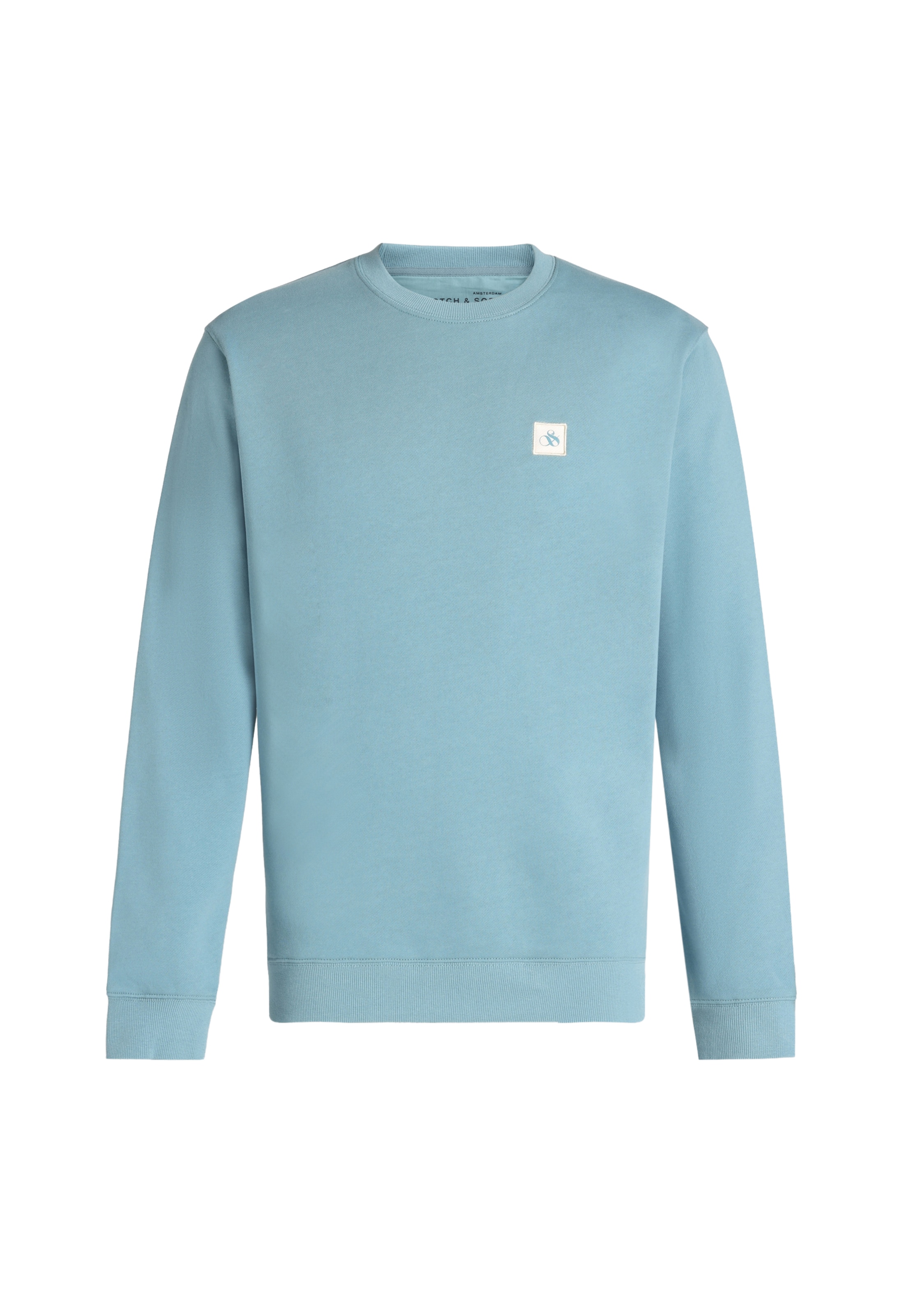 Sweat-shirt 'Seasonal Core' SCOTCH & SODA en bleu : devant