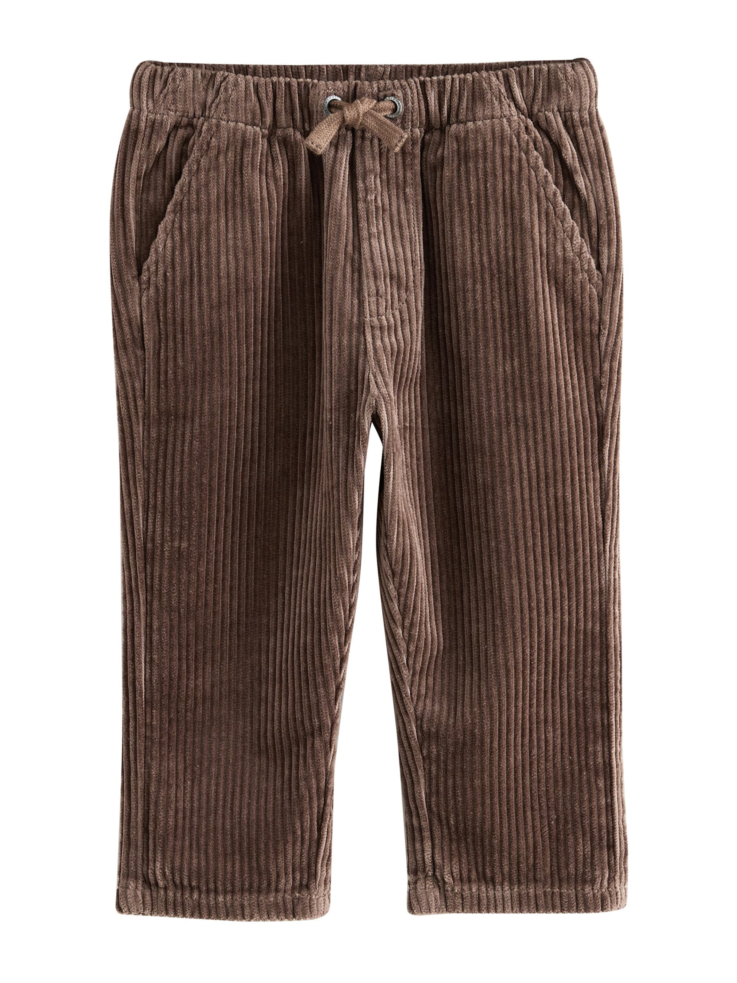 Nextregular Hlače - smeđa boja: prednji dio