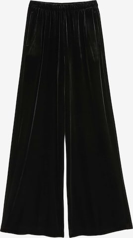 Wide leg Pantaloni di Marks & Spencer in nero: frontale